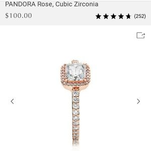 Pandora rose gold ring